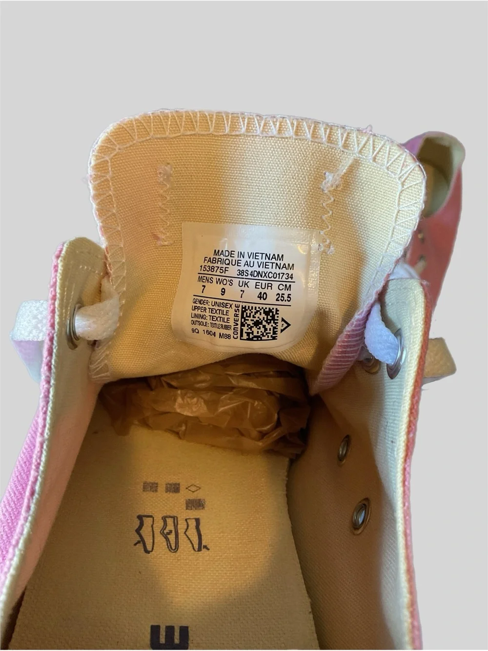 CONVERSE Chuck Taylor All Star Pink LoTop 9 Womens 153875F Ox Street Unisex 7/M